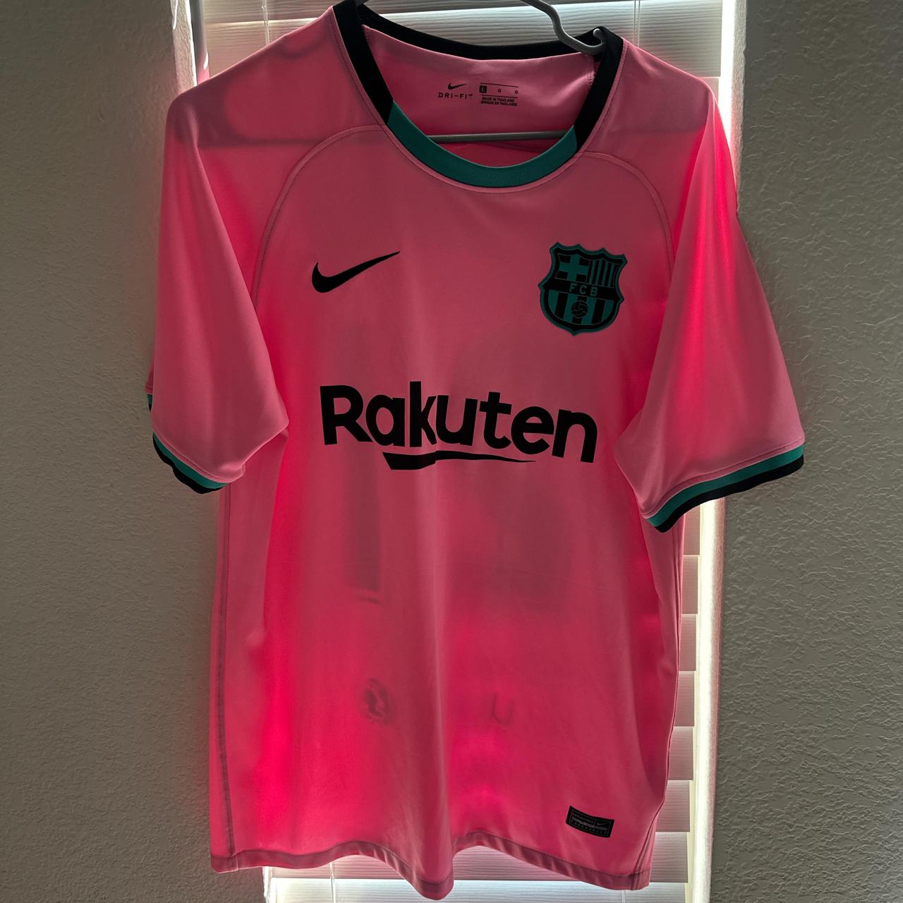 barc away Nike Barcelona pink away shirt - Image 1