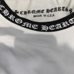 Chrome Hearts Men's White and Black T-shirt - Image 3