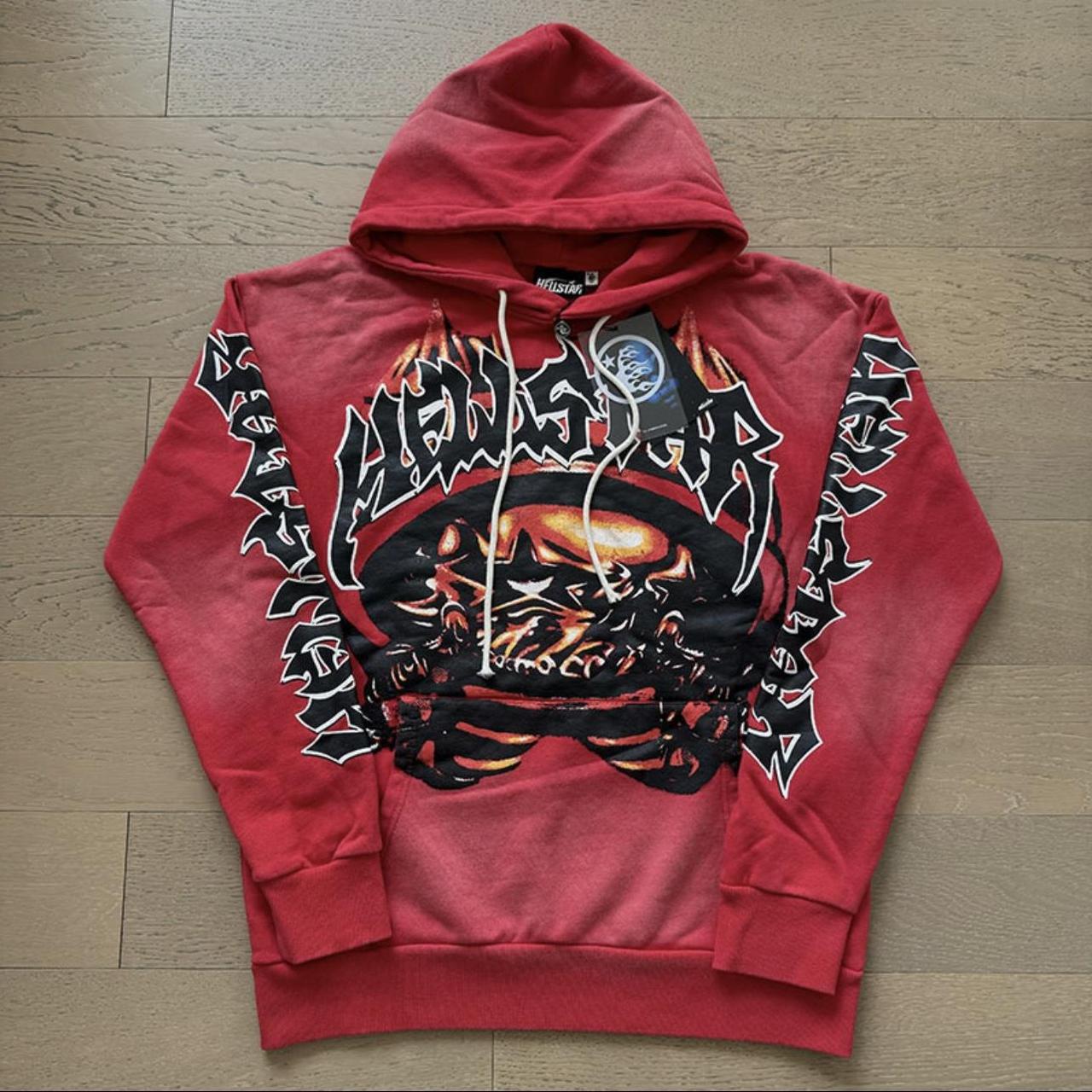 Hellstar Red hoodie Hellstar Men's Red hoodie - Image 1