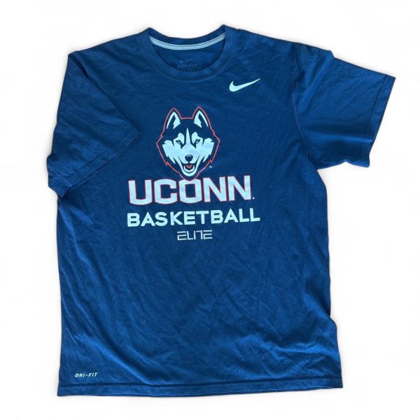 Navy UCONN basketball t-shirt