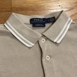 Polo Ralph Lauren Men's cream shirt - Image 4