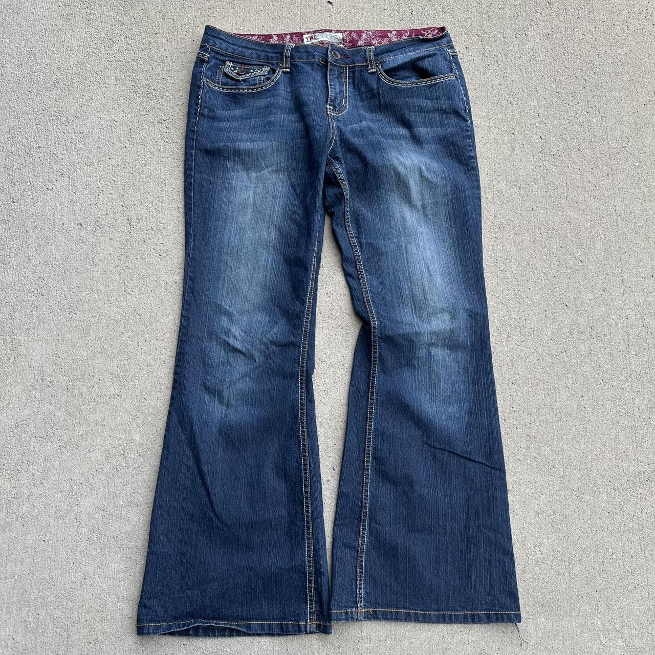 YMI Jeans Women's Blue and Navy Jeans YMI Jeans Women's Blue and Navy Jeans - Image 1