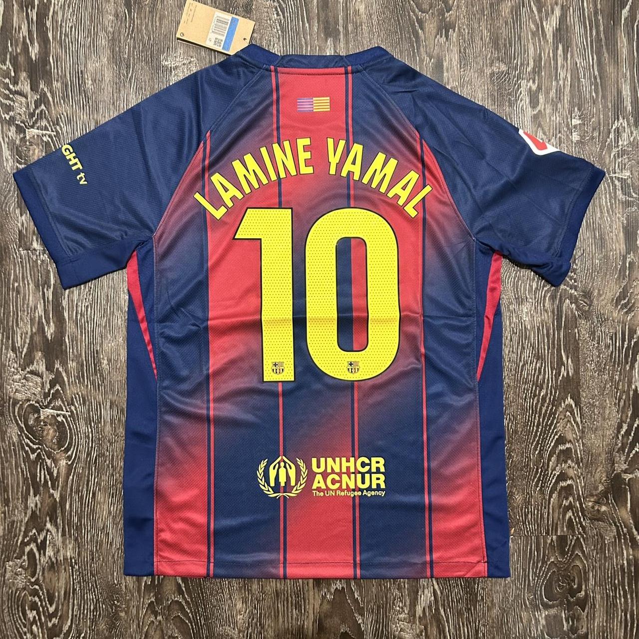 lamine Lamine Yamal 10 Barcelona 25/26 Home Jersey - Image 1