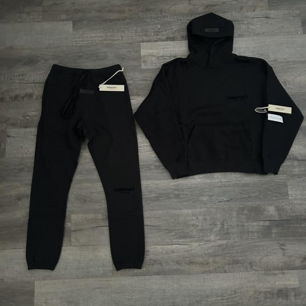 Essentials Men's Black Tracksuit
