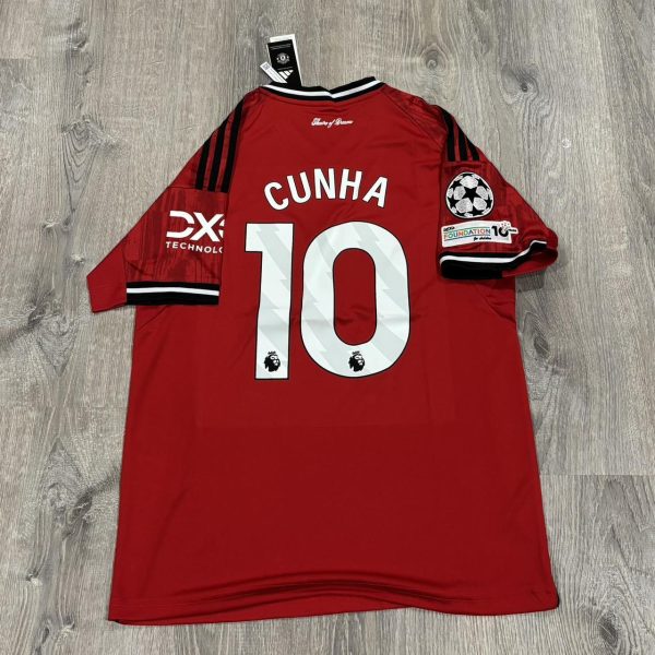 Matheus Cunha Manchester United Home Jersey 25/26