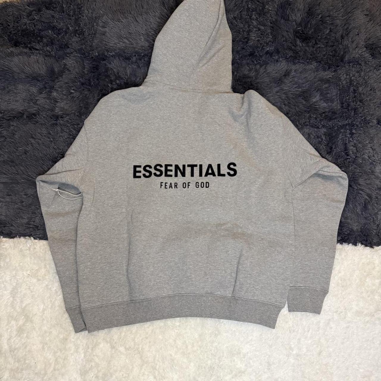 Essentials grey Hoodie Essentials Grey Hoodie - Image 1