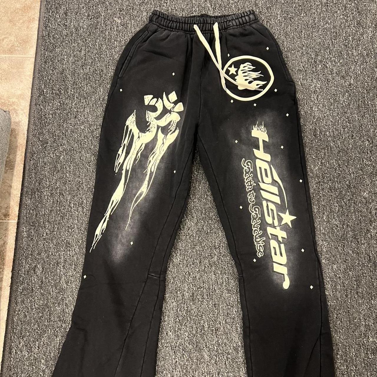 Hellstar black Joggers Hellstar Black Joggers - Image 1