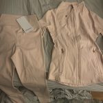 Lululemon Women's Pink and Tan