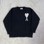 AMI Paris  Black Sweatshirt
