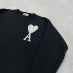 AMI Paris  Black Sweatshirt - Image 2