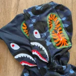 BAPE Men's Navy Hoodie - Image 3