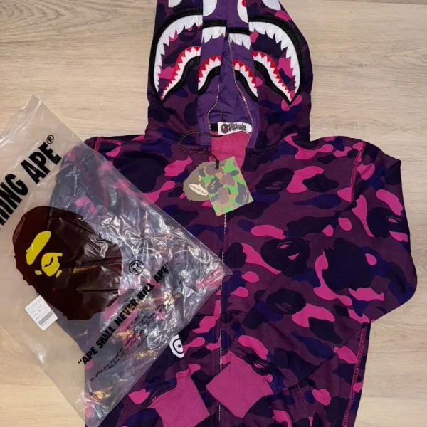 BAPE  Purple Hoodie