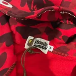BAPE  Red Hoodie - Image 3