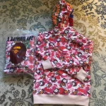 BAPE x Hello Kitty pink camo hoodie - Image 4