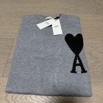 AMI Paris  Grey Sweatshirt - Image 3