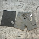 Essentials Grey fear of God Hoodie and shorts - Image 3
