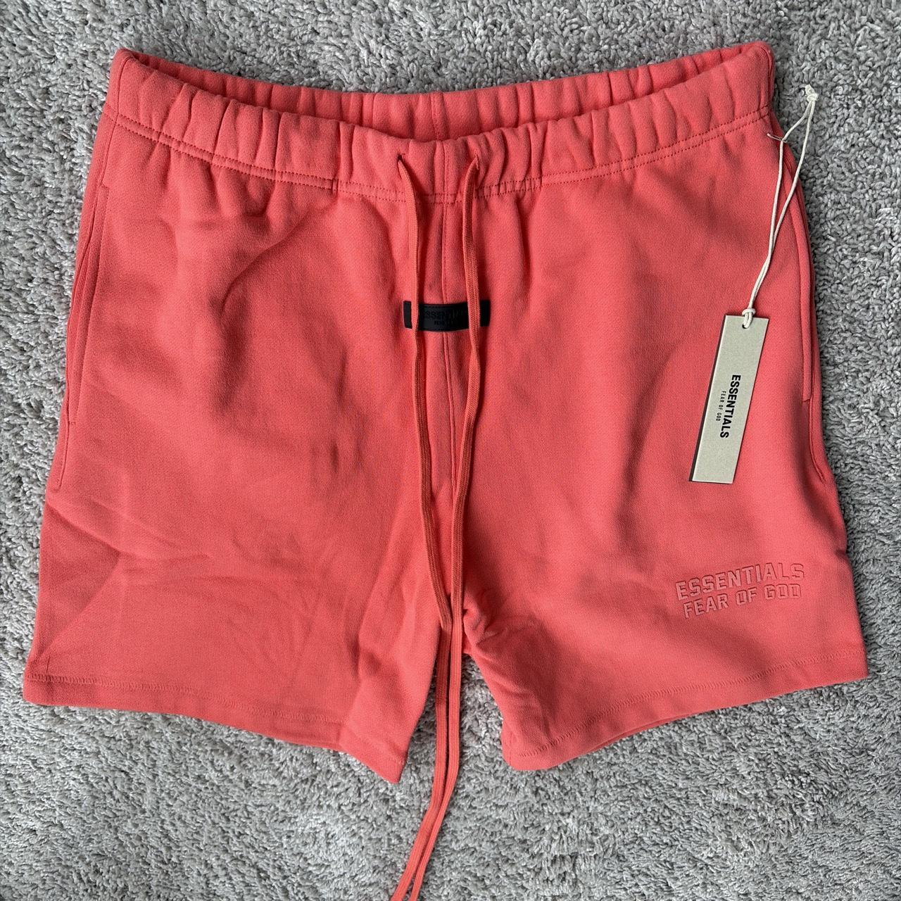 P0 - 2026-06-23T134038.667 Essentials Fear of God Red Shorts - Image 1