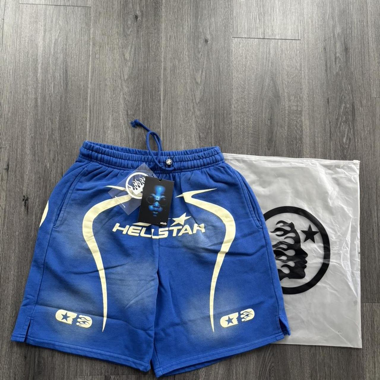 P0 - 2026-06-23T141215.704 Hellstar Men's Blue Shorts - Image 1