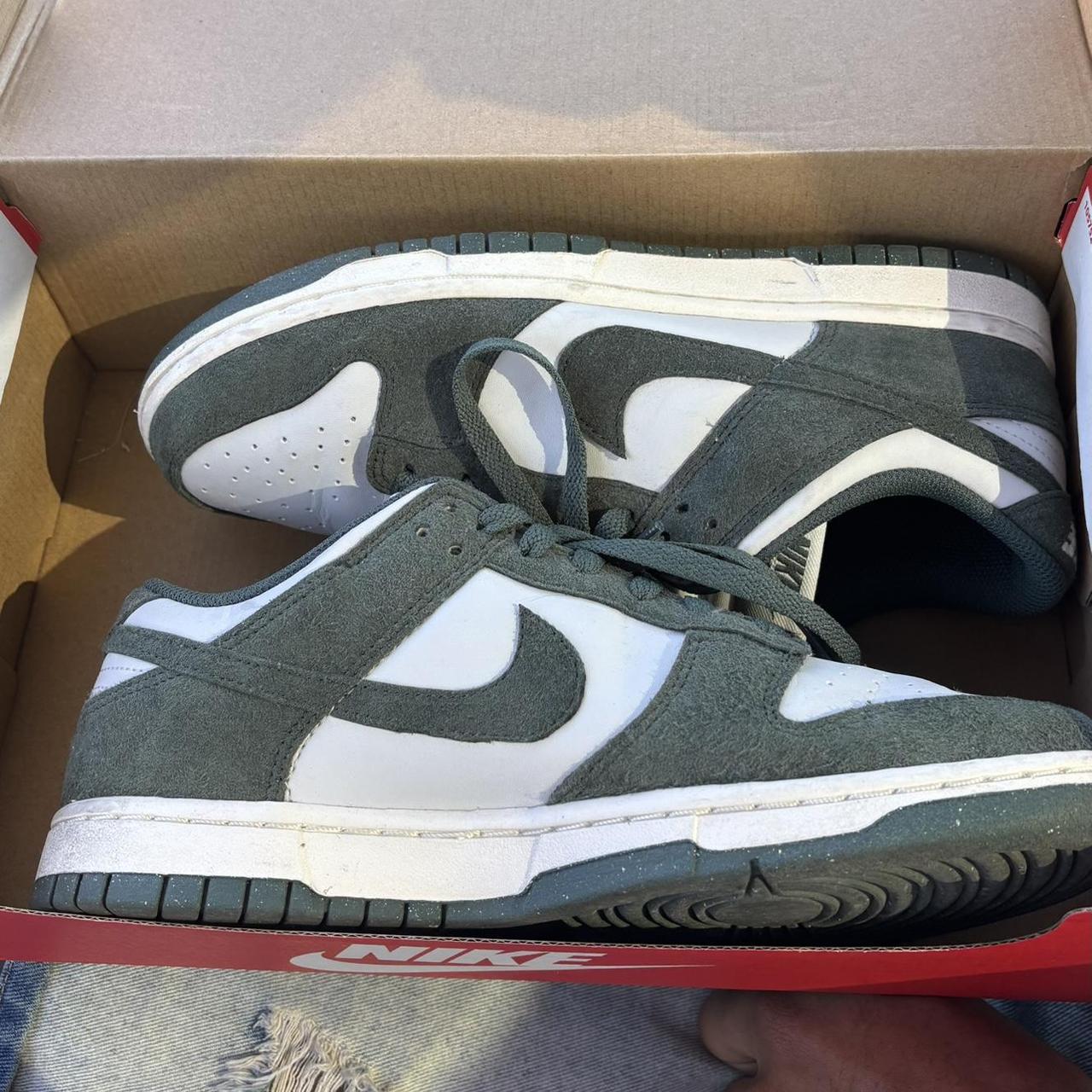 P0 - 2026-06-27T105542.709 Grey Suede Nike Dunks - Image 1
