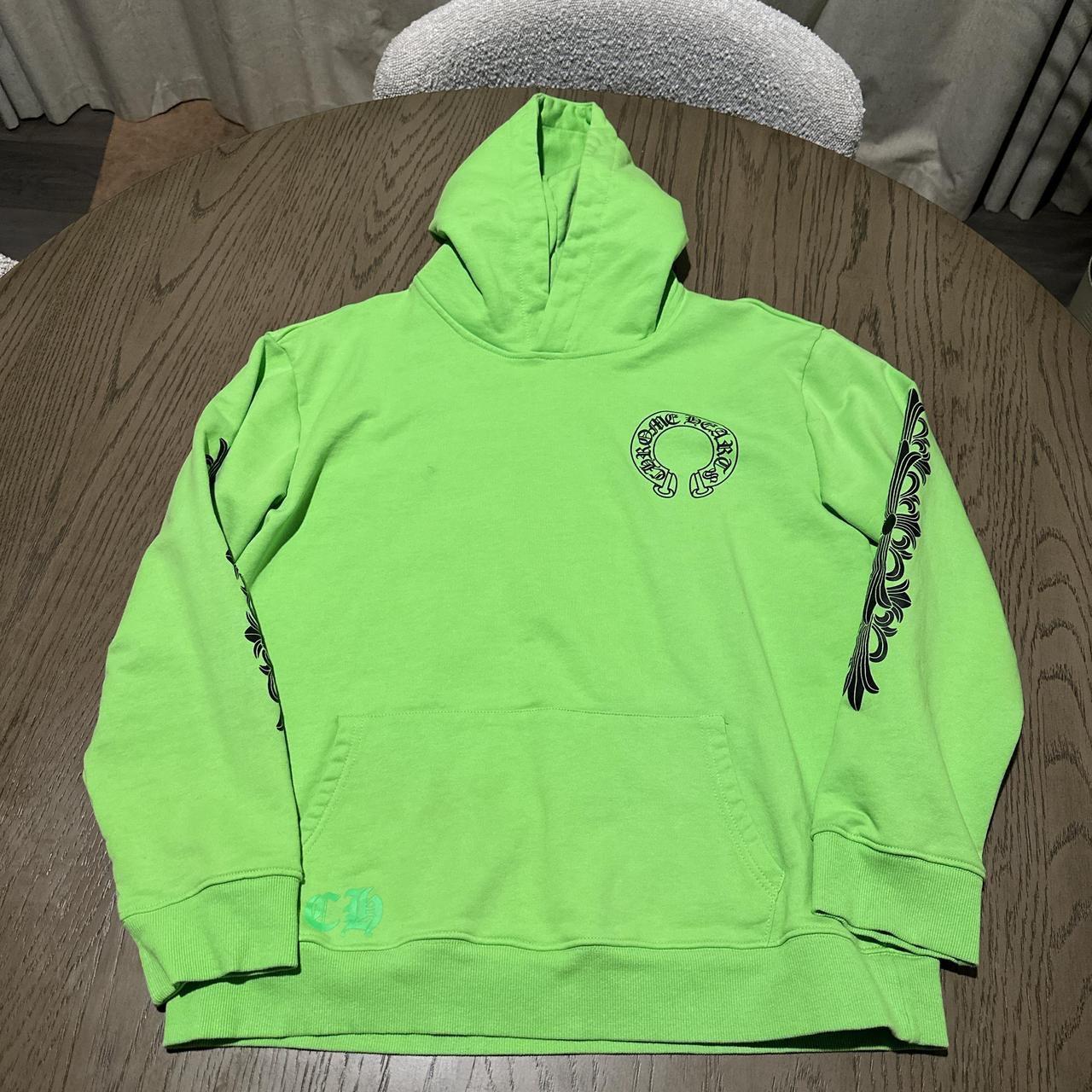 P0 - 2026-09-08T135358.493 Chrome Hearts Men's Green Hoodie - Image 1