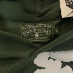 Dark Green Denim Tears Hoodie - Image 3