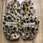 Leopard  Balenciaga Slides