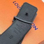 Men's Black  LV Belt - Image 2