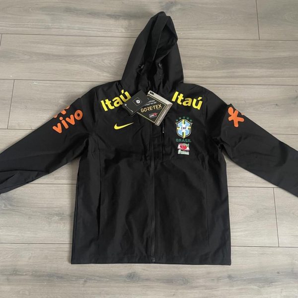 Brazil Black Windbreaker