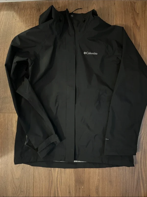 Columbia Black Windbreaker